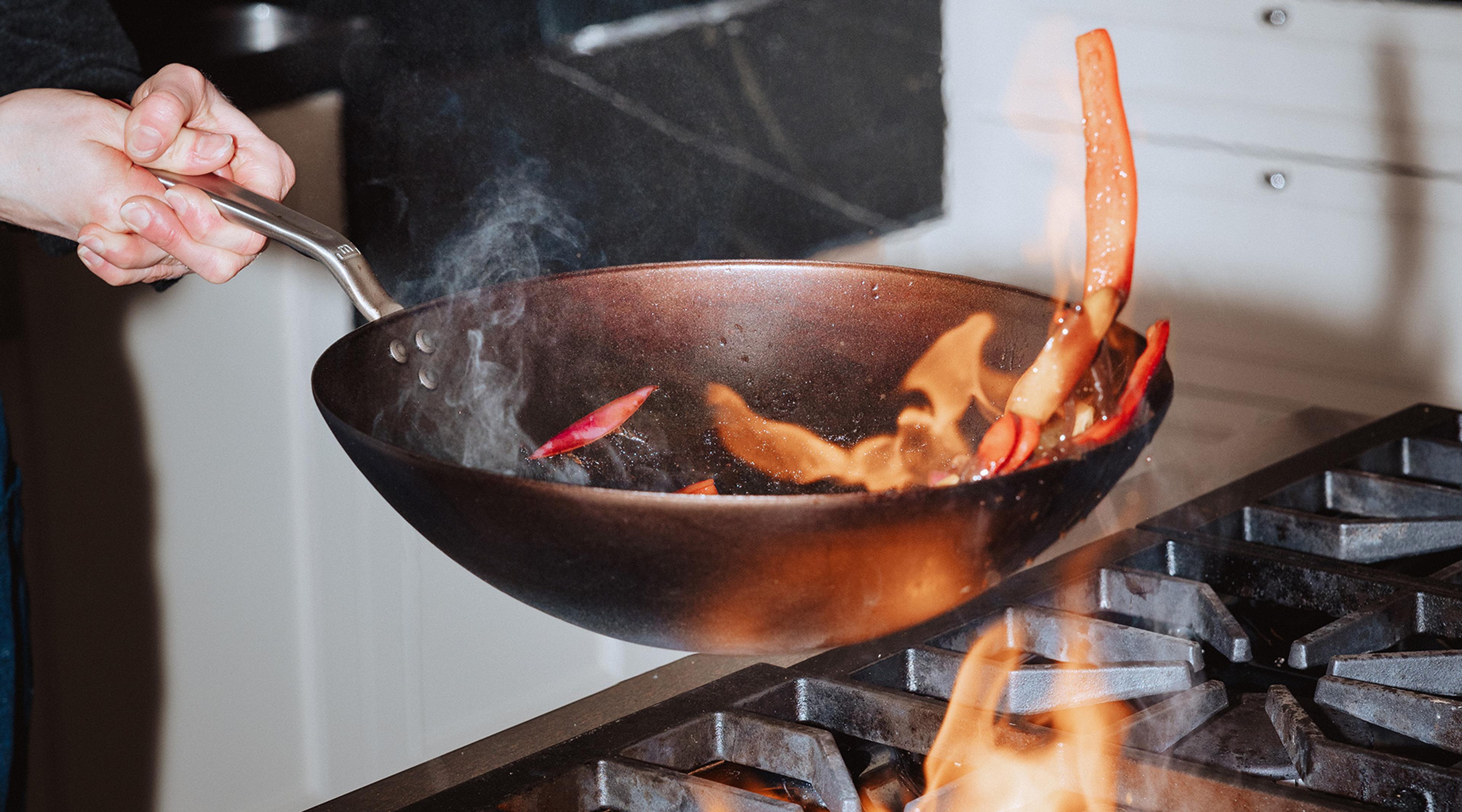Wok cooking