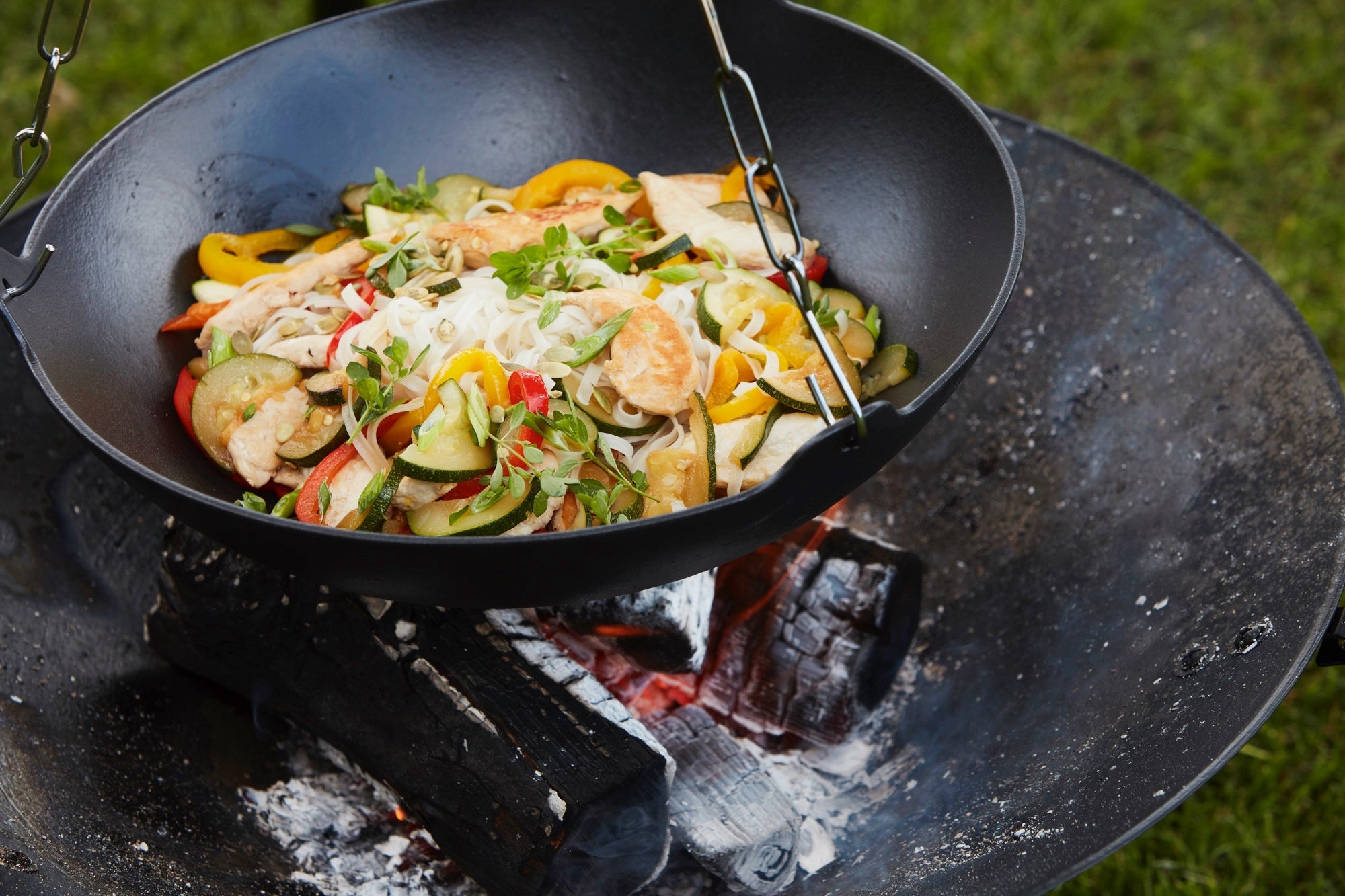 Wok cooking