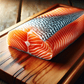 fresh salmon fillet