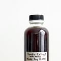 Vanilla extract bottle