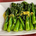 chopped Asian broccoli