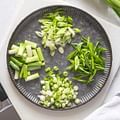 sliced green onions