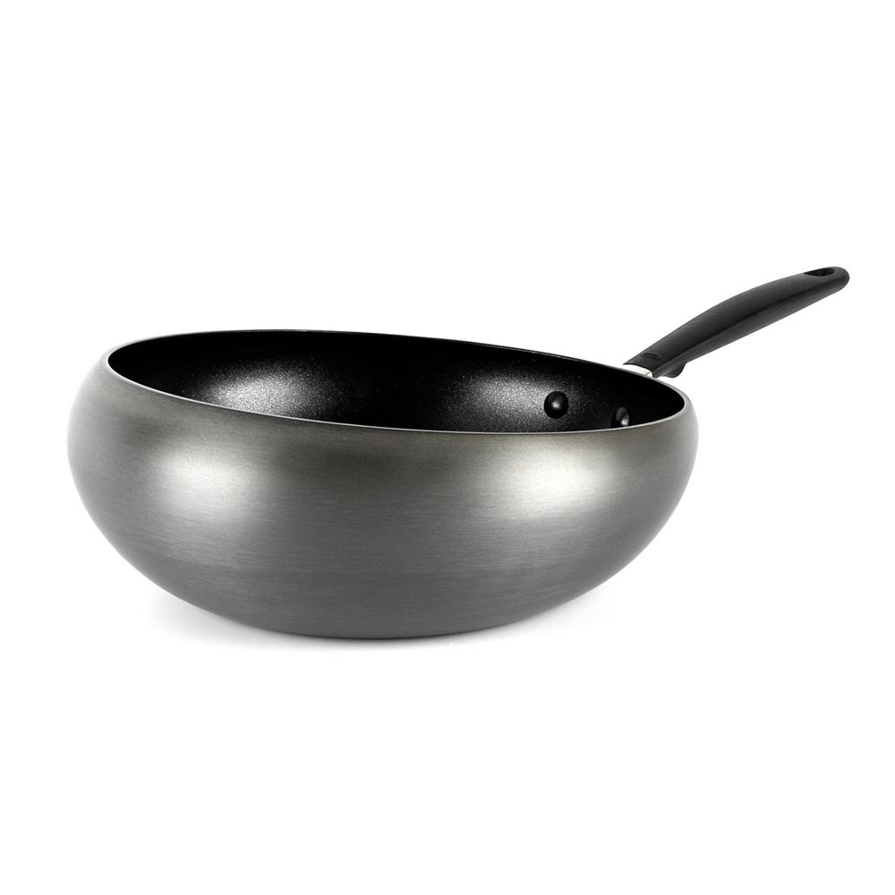 Anodized Aluminum Wok