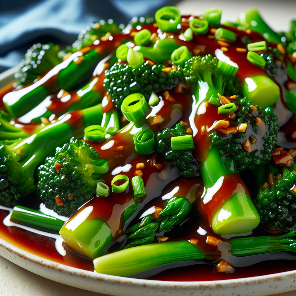 gai lan oyster sauce glaze