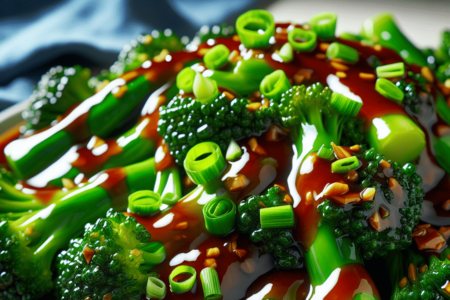 gai lan oyster sauce glaze