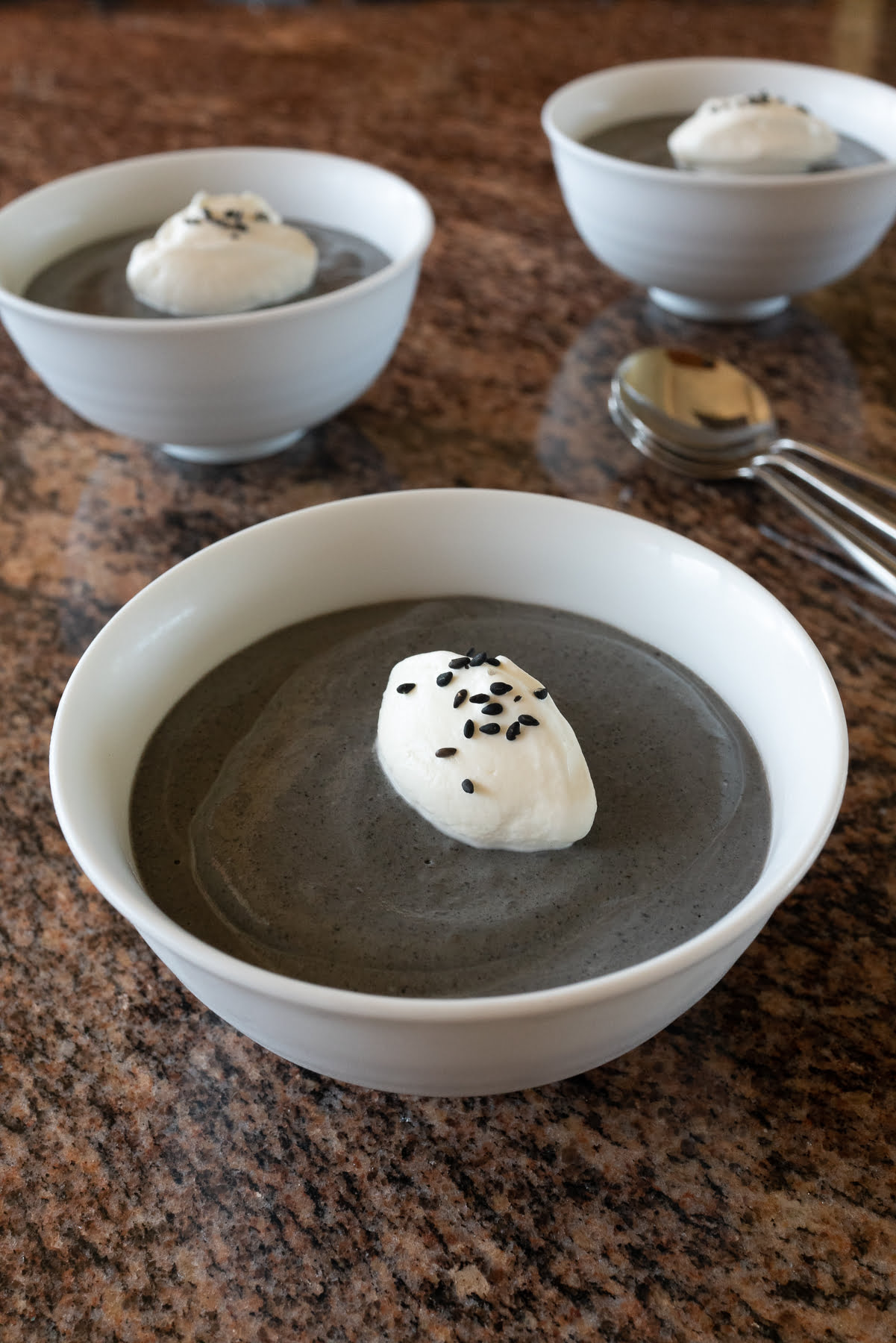 Black Sesame Seeds Dessert