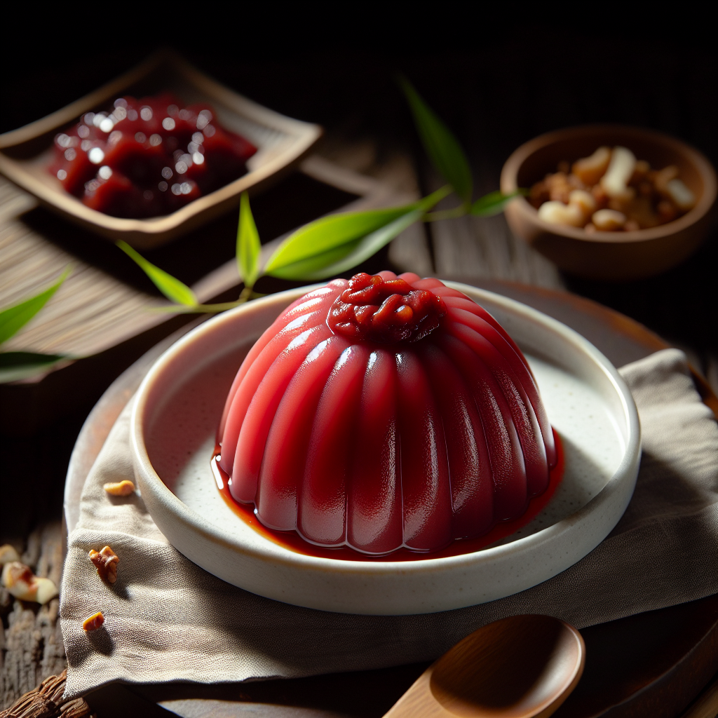 Red Bean Paste Dessert