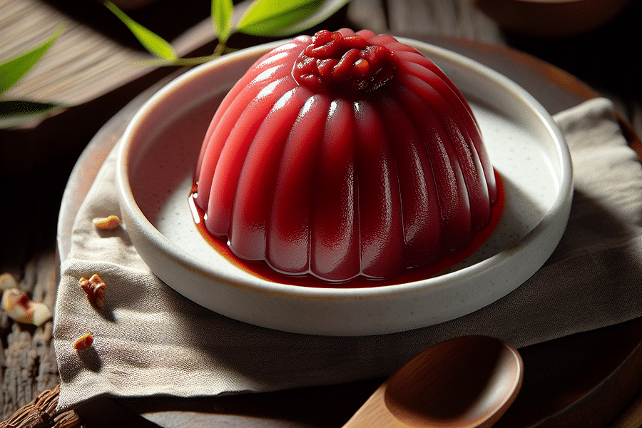 Red Bean Paste Dessert