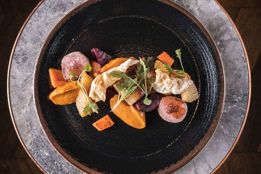 negative space in food plating