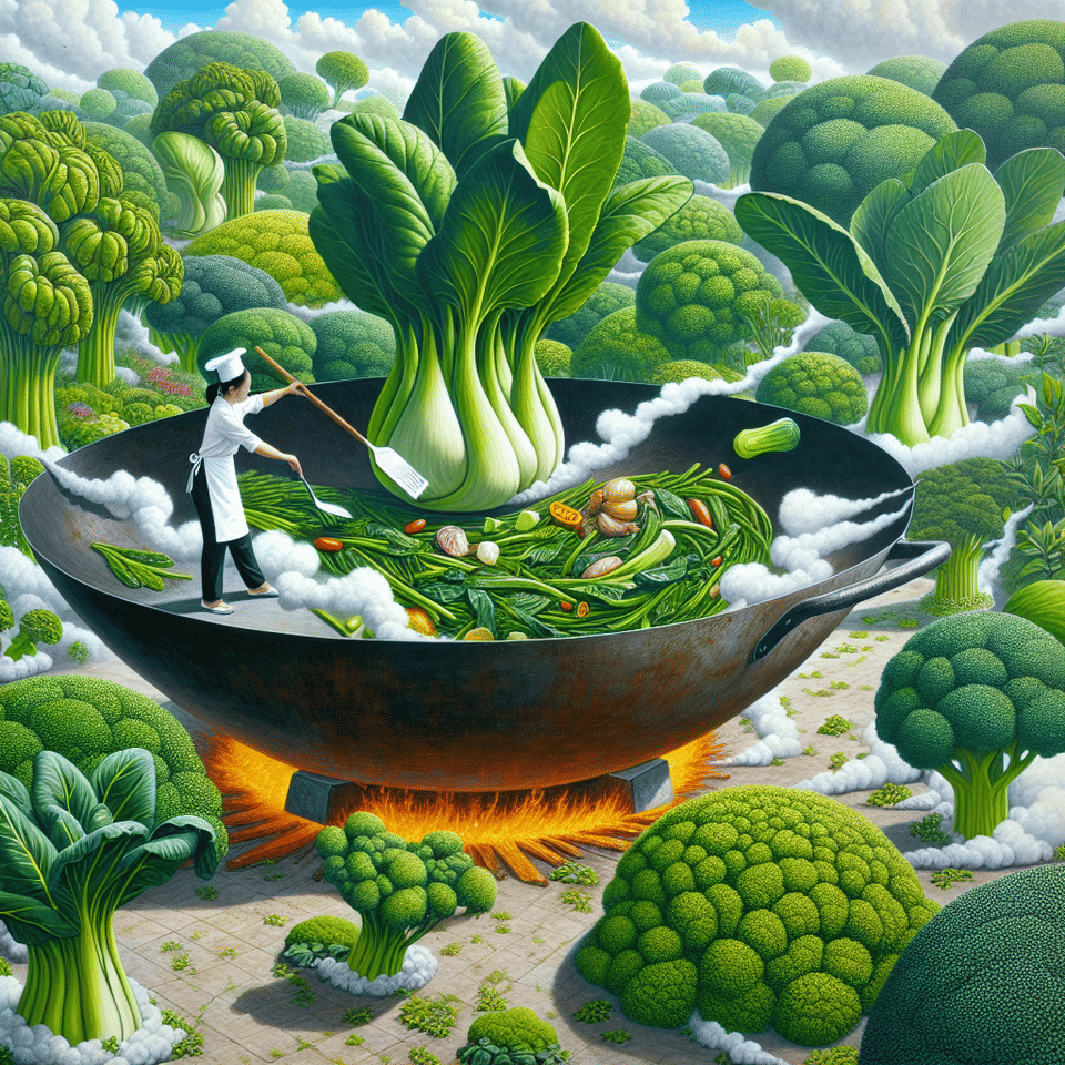 A World of Asian Greens: Mastering the Art of Bok Choy, Gai Lan, and More in the Wok