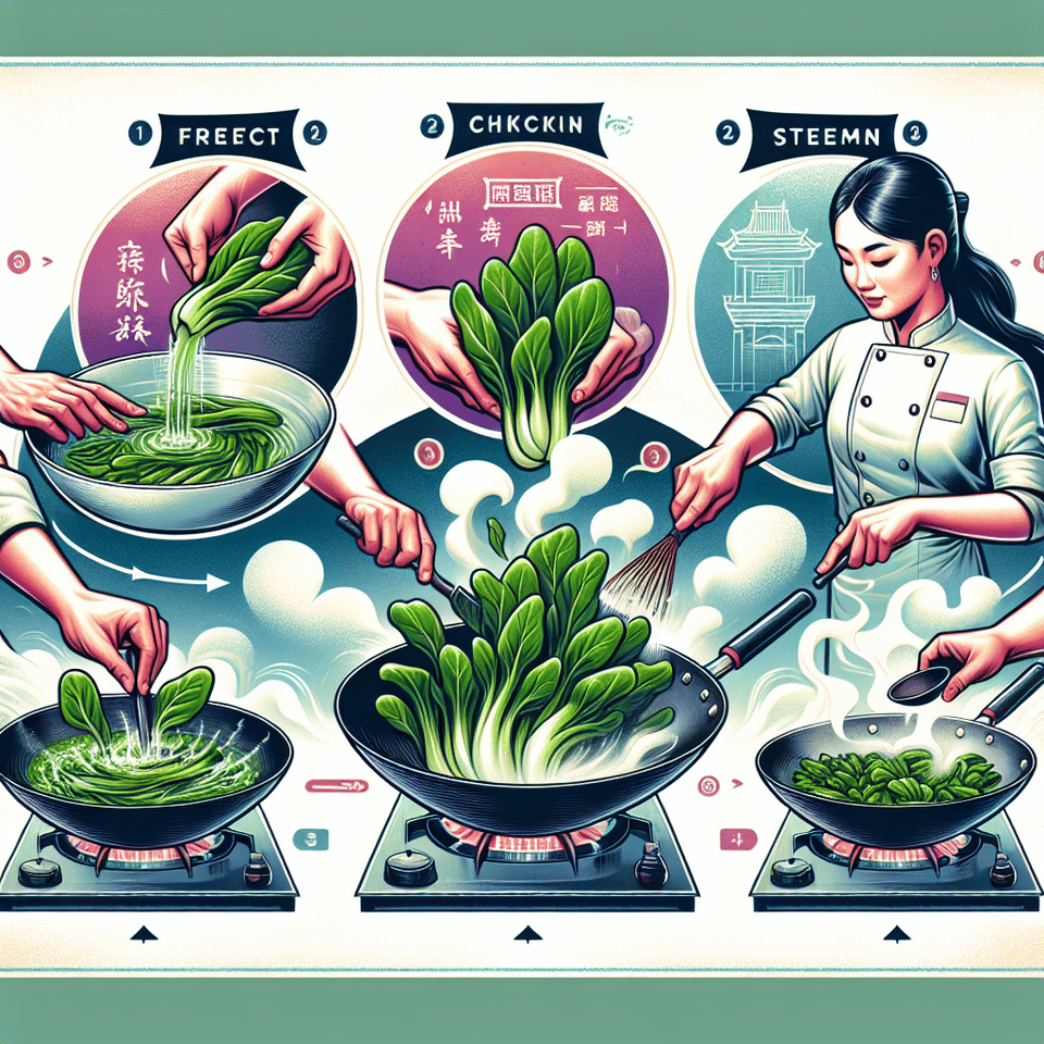 From Sizzle to Steam: Advanced Wok Techniques for Cooking Asian Greens to Perfection